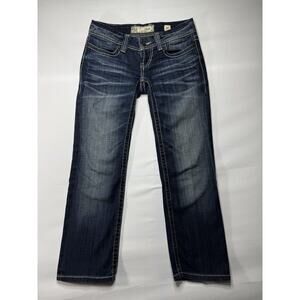 Buckle BKE Stella Women’s Low Rise Straight Cropped Jeans - Size 26x25